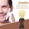 ANKROYU Soft Hair Shaving Brush, Lightweight Beard Shaving Brush, Wooden Handle Shaving Brush, Professional Shave Brush, Portable Beard Shaving Brush, Beard Shave Cleaning Brush view 2