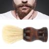 ANKROYU Soft Hair Shaving Brush, Lightweight Beard Shaving Brush, Wooden Handle Shaving Brush, Professional Shave Brush, Portable Beard Shaving Brush, Beard Shave Cleaning Brush view 4