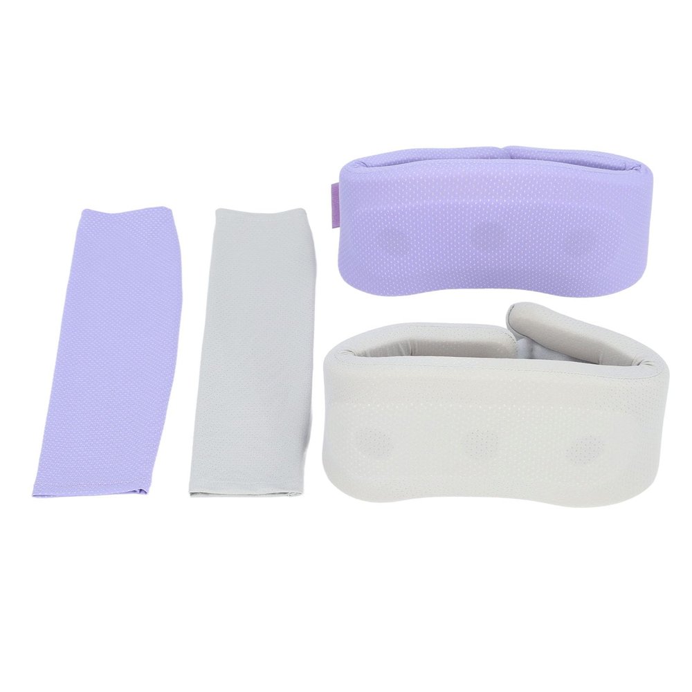 2 Set Soft Foam Neck Brace,Adjustable Neck Support Brace for Travel Nap Office