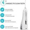 GeRRiT Cordless Dental Oral Irrigator, Professional Water Flosser for Teeth Cleaner, IPX7 Water Flosser 4 Modes with 200ML Water Tank USB Rechargeable for Travel & Home view 2