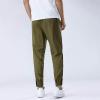 Gefomuofe Men's Tracksuit Bottoms with Side Button Placket, Basketball Sweatpants, Striped Sweatpants, Elastic Waistband, Jogging Bottoms with Pockets, Buttons, Loungewear, Sportswear, Sports, N view 4