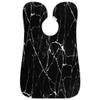 Beard Bib Apron for Men, Beard Trimming Hair Catcher Bib for Shaving, Non-Stick Beard Cape Grooming Cloth with 2 Suction Cups, Gifts for Dad Husband Boyfriend, Cracked Black Marble view 3