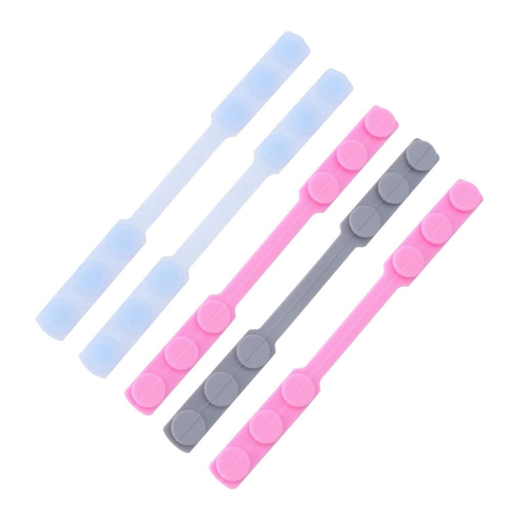 FOMIYES 25pcs Adjustable Mask Hook Earband Mask Extension Buckle Fit Random Color