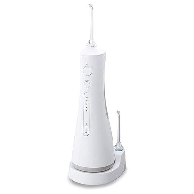 GeRRiT Water Flosser Professional Cordless Dental Oral Irrigator - Portable and Rechargeable IPX7 Waterproof Water Flossing with Cleanable Water Tank for Home and Travel (White)