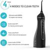 GeRRiT Tooth cleaner Water Dental Flosser Cordless,Teeth Cleaner with Intelligent Timing&4 Modes, Rechargable Portable Waterproof Oral Irrigator,Teeth Cleaner Picks for Home Travel view 4