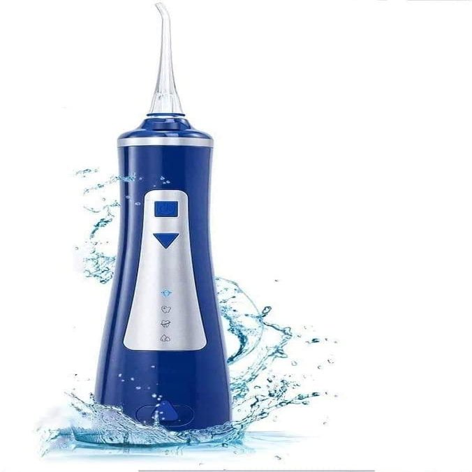 GeRRiT Cordless Water Flosser, Multifunction Portable Dental Oral Irrigator for Teeth, USB Charged, IPX7 Waterproof for Home, Travel,Blue
