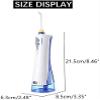 GeRRiT Portable Cordless Water Flosser for Teeth,3 Cleaning Modes,USB Charging, IPX7 Waterproof,Dental Oral Irrigator for Home Travel,180ML view 4