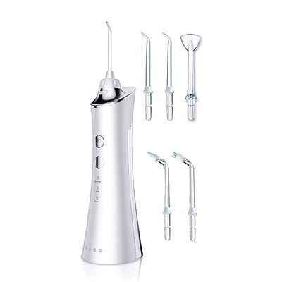 GeRRiT Water Flosser Professional Cordless Rechargeable Dental Oral Irrigator Ultra Water Jet for Teeth Braces Care with 5 Jet Tips 3 Modes IPX7 Waterproof 300ML Water Tank for Travel and Home Use