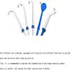 GeRRiT Water Flosser 600ml Dental Oral Irrigator Teeth Cleaner for Personal Braces Care Teeth Cleaning, 8 Multifunctional Jet Tips and 10 Adjustable Water Pressure Perfect for Family view 4