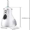 GeRRiT Teeth cleaner Small Cordless Teeth Cleaner, Waterproof Dental Oral Irrigator, with 3 Modes&rotatable Nozzle Design,180ML Big Water Tank,and USB Rechargeable Lithium Battery,Worry-free Travel view 4