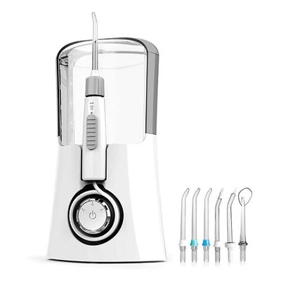 GeRRiT Electric Water Flosser, Cordless Dental Oral Irrigator - 3 Modes, 6 Tips (600ML, Waterproof Waterflosser)