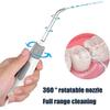 GeRRiT Electric Water Flosser, Cordless Dental Oral Irrigator - 3 Modes, 6 Tips (600ML, Waterproof Waterflosser) view 4