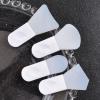 WANDIC Short Wax Melting Spoon Cleaning Tool Set, 3pcs Short Silicone Spatula & 3pcs Ball Shaped Scraper for Stirring Sealing Wax Stamp Spoon view 4