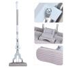 HUAOSN Stainless Steel Sponge Mop with Telescopic Handle for Home Floors view 2