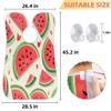 Beard Bib Apron for Men, Beard Trimming Hair Catcher Bib for Shaving, Non-Stick Beard Cape Grooming Cloth with 2 Suction Cups, Gifts for Dad Husband Boyfriend, Watermelon Pattern view 2