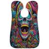 Beard Bib Apron for Men, Beard Trimming Hair Catcher Bib for Shaving, Non-Stick Beard Cape Grooming Cloth with 2 Suction Cups, Gifts for Dad Husband Boyfriend, Abstract Art Skull view 3