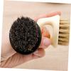 MAGICLULU 2pcs Portable Handle Beard Brush for Men Boar Bristles for Shaving and Beard Grooming The Go view 2