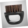 MAGICLULU 2pcs Portable Handle Beard Brush for Men Boar Bristles for Shaving and Beard Grooming The Go view 4