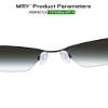 Mryok 2 Pairs Replacement Nosepieces Nosepads for Oakley Transistor Glasses - Clear view 2