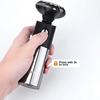 GeRRiT Electric Razor for Men's, 3 Head Electric Shaver for Men 3D Electric Razor Waterproof Beard Trimmer Cutter for Men Shaving Machine Recharge LED Display view 3