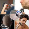 GeRRiT Electric Shavers for Men, Mens Electric Razor 2 in 1 Dry Wet Waterproof Face Rotary Shaver Travel USB Rechargeable for Dad Husband Man view 3