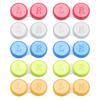 Rumgug 10 Pack Contact Lens Cases, Portable Contact Lens Container Left/Right Eyes Contact Lens Holder Box, Travel Contact Lens Case Mini Care Storage Boxes for Home Outdoor Business Trip 5 Colours view 1