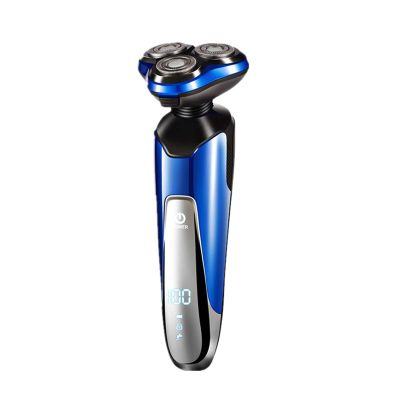 GeRRiT Electric Shaver for Men Rechargeable Rotary Razors Beard Trimmer Face Shavers 100% Waterproof IPX6 Wet & Dry Cordless with Stroke Locking Function