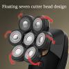 GeRRiT Electric Razor for Men's, 7D Electric Razor for Men 5 in 1 Head Shavers Rotary Shaver Waterproof Grooming Kit Cordless 7 Blade Bald Shaver LED Display view 4