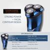 GeRRiT Electric Razor Rotary Shaver for Men 3D Rechargeable Cordless Shavers Mens Wet & Dry Razors for Shaving, IPX7 Waterproof view 3