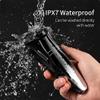 GeRRiT Electric Razor for Men's, Electric Shaver Rechargeable Triple Blade Razor Razor Men's Shaving Machine IXP7 Waterproof Beard Trimmer Washable view 2