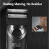 GeRRiT Electric Razor for Men, 6 in 1 Rechargeable Waterproof IPX7 Electric Shaver, Electric Shaver with Precision Trimmer, Hair Clippers,Rechargeable, Wet & Dry Shaver with Easy Clean view 3