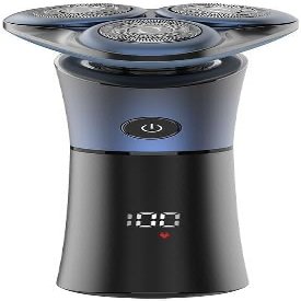 GeRRiT Electric Shavers for Men, Men's Electric Shaver 3D Floating Blade Washable Type-C Rechargeable Razor Waterproof Digital Display Face Shaving Beard Machine