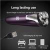 GeRRiT Electric Razor Shaver for Men,Wet&Dry Metal IPX7 Waterproof Removable Beard Hair Trimmer Mens Rotary Shavers Included Charging Adapter view 4