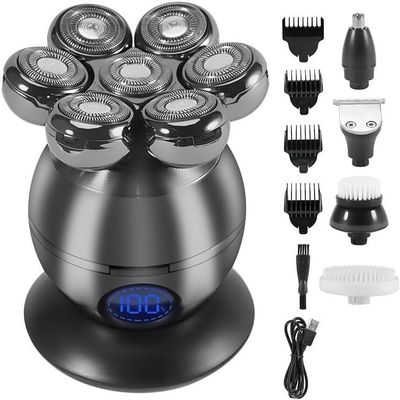 GeRRiT Electric Razor for Men, 5in1 Grooming Electric Shaver Kit Wet Dry for Men Beard Hair Trimmer Electric Razor Rechargeable Bald Head Shaving Machine