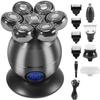 GeRRiT Electric Razor for Men, 5in1 Grooming Electric Shaver Kit Wet Dry for Men Beard Hair Trimmer Electric Razor Rechargeable Bald Head Shaving Machine view 1