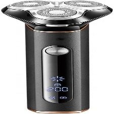 GeRRiT Electric Razor for Men, Metal Shell Waterproof Electric Shaver for Men Wet Dry Beard Electric Razor Facial Shaving Machine Rechargeable