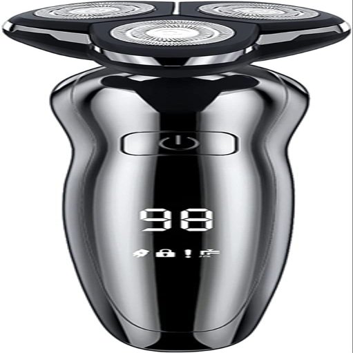 GeRRiT Electric Razor for Men, Dry Wet Waterproof Rotary Facial Shaver, Portable Face Shaver Cordless Travel USB Rechargeable with Nose Hair Trimmer,Facial Cleansing Brush, Precision Trimmers for Husb