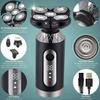 GeRRiT Electric Razor for Men's, 4 in 1 Men's Electric Shaver Wet and Dry Double Shaver Waterproof 4D Rechargeable Multifunctional Razor Beard Trimmer Beauty Kit view 2