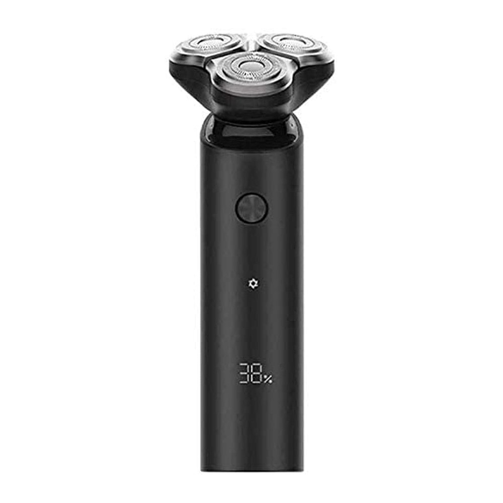 GeRRiT Electric Head Hair Shaver, Men Rotary Shaver Razor, Waterproof Wet/Dry, Rechargeable Cordless USB, LED Display,Black