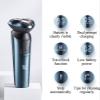 GeRRiT Electric Shavers for Men, Rotating 3 Cutter Heads Washable USB Rechargeable Electric Shaver Razor LED Smart Waterproof Shaving Machine view 3
