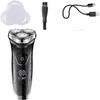 GeRRiT Electric Shavers for Men, Waterproof LCD Display Electric Shaver Beard Electric Razor for Men Facial Stubble Shaving Machine Rechargeable view 2