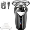 GeRRiT Electric Shavers for Men, Wet Dry Waterproof Electric Shaver for Men Wet Dry Beard Electric Razor Facial Shaving Machine Rechargeable LCD view 1