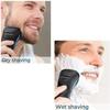 GeRRiT Electric Shavers for Bald Men, 3D Floating Head Rotary Electric Shaver for Men Waterproof Beard Electric Razor Face Shaving Machine Rechargeable view 3