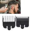 2PCS Professional Hair Clipper Guide Combs Replacement Hair Guards Combs Hair Trimmer Supply (Black) view 3