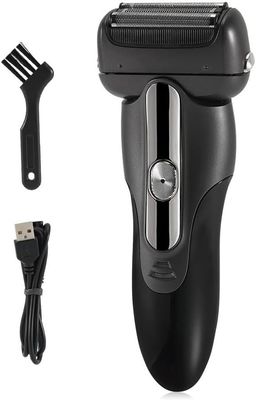 GeRRiT Electric Shavers for Bald Men, Reciprocating Electric Shaver 3 Blade Shaving System USB Rechargeable Shaving Machine for Men (Color : Gray)