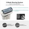 GeRRiT Electric Shavers for Bald Men, Reciprocating Electric Shaver 3 Blade Shaving System USB Rechargeable Shaving Machine for Men (Color : Gray) view 4