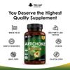 Artichoke Extract Tablets - 120 High Strength Artichoke Extract Tablets Enriched with Black Pepper - Artichoke Supplements No Inulin or Leaf Fibre - 5% Cynarin - 1000mg Artichoke Extract Made in UK view 4