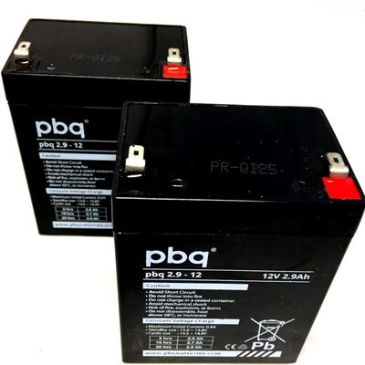 FreshCart Basics 2 x PBQ BATTERIES for mobility Hoists - TWO x Replacement ReChargeable Batteries