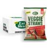 Eat Real, Veggie Straws, Smoked Paprika & Chilli, 10 x 110g, Gluten-Free Snack Option, Healthy and Low Calories, Rice-Based Straws view 1
