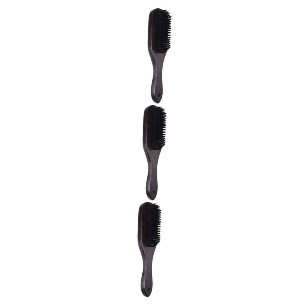 FOMIYES 3pcs Beard Cleaning Brush Nylon Bristle Brush Styling Beard for Men Grooming Barber Scrubber for Men